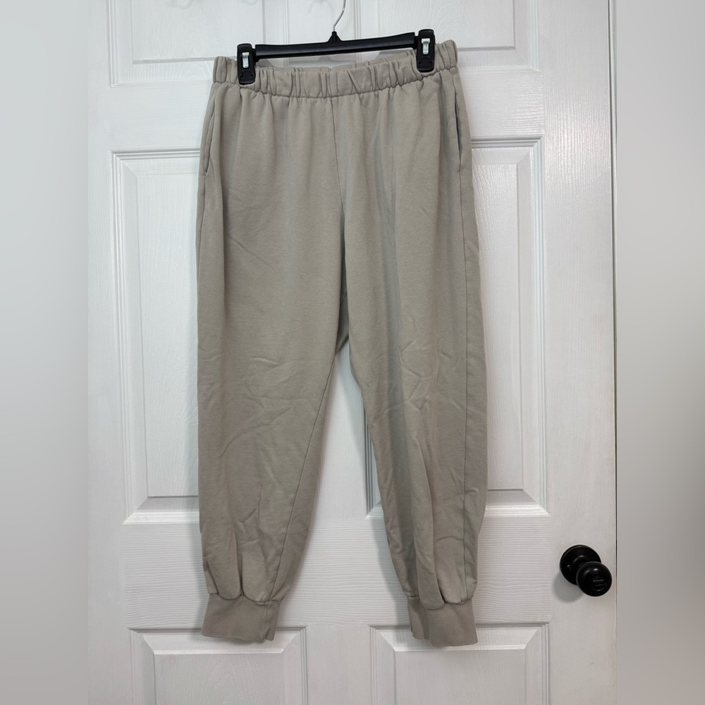 H&M Basic Light Gray Sweatpants - image 1